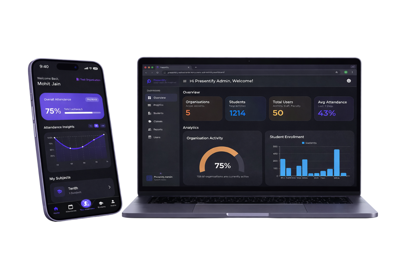 Presentify App Dashboard